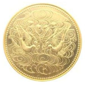 天皇陛下御在位60年記念 10万円金貨  (20gram)